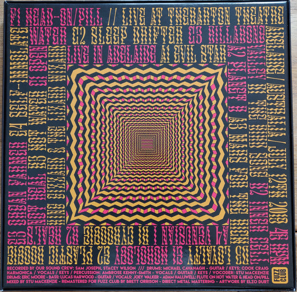 King Gizzard & The Lizard Wizard* : Live In Adelaide 2019 (LP, RM, Cle + LP, RM, Pin + LP, RM, Blu + Box, Ltd)
