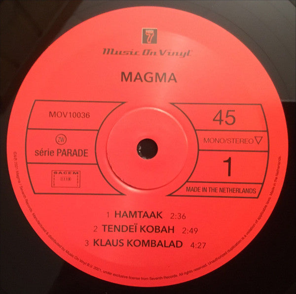 Magma (6) : Simples (10", RSD, Comp, Mono, Ltd, Num)
