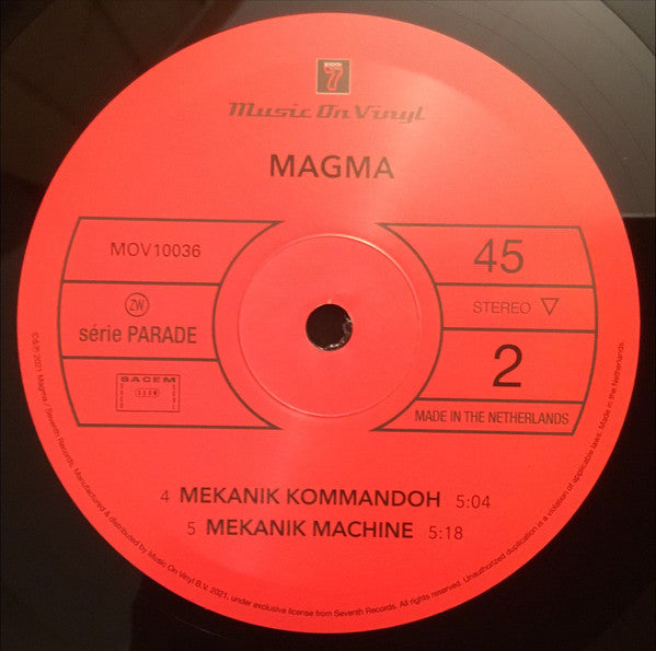Magma (6) : Simples (10", RSD, Comp, Mono, Ltd, Num)