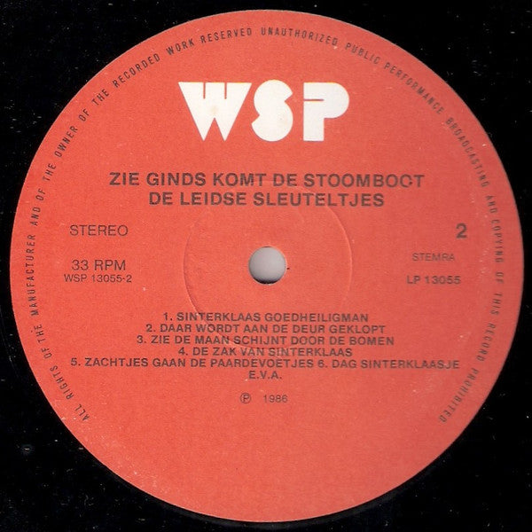 De Leidse Sleuteltjes : Zie Ginds Komt De Stoomboot (LP, Album)
