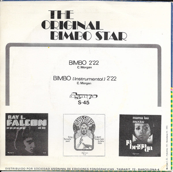 The Original Bimbo Star : Bimbo (7")