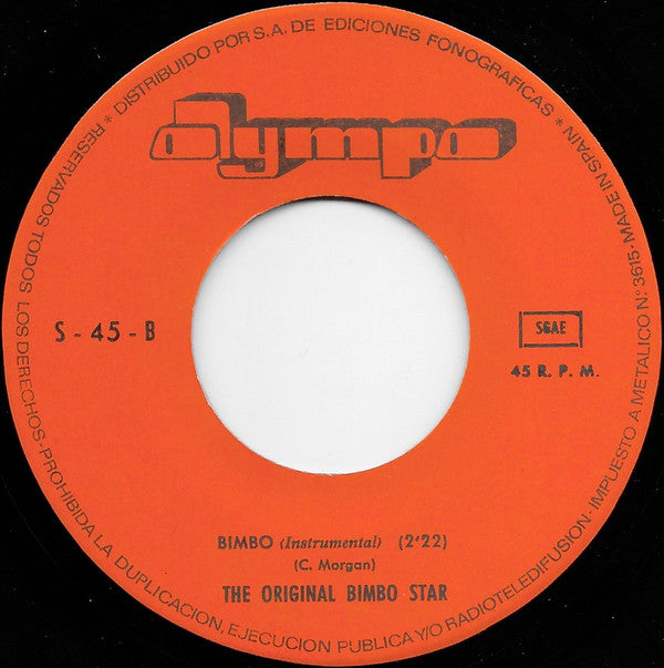 The Original Bimbo Star : Bimbo (7")