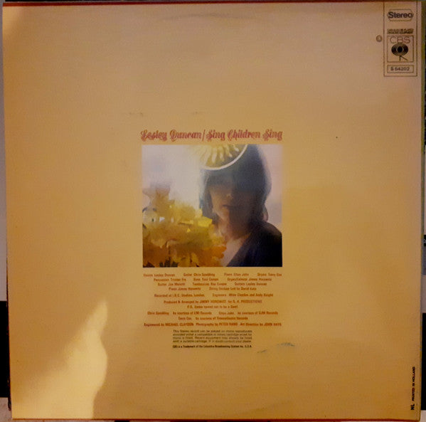 Lesley Duncan : Sing Children Sing (LP, Album)