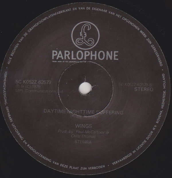 Wings (2) : Goodnight Tonight (12", Single)