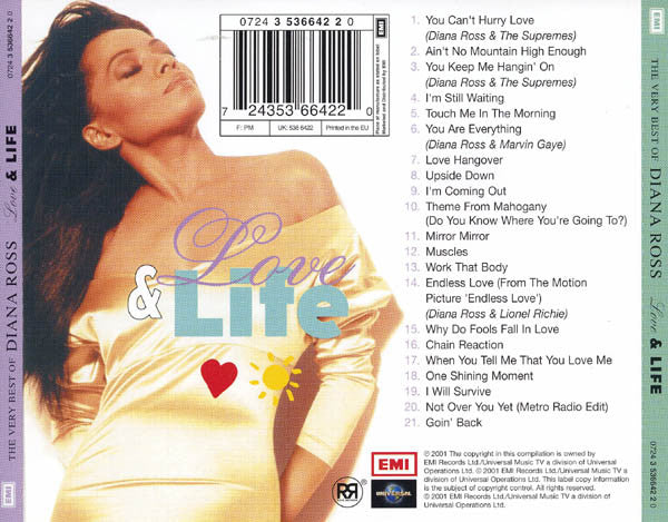 Diana Ross : Love & Life - The Very Best Of Diana Ross (CD, Comp)