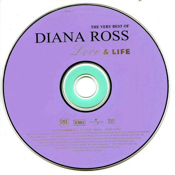 Diana Ross : Love & Life - The Very Best Of Diana Ross (CD, Comp)