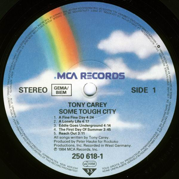 Tony Carey : Some Tough City (LP, Album)