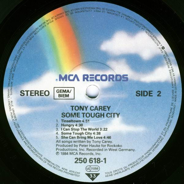 Tony Carey : Some Tough City (LP, Album)