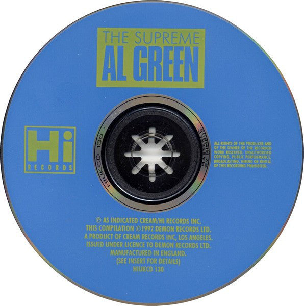 Al Green : The Supreme Al Green (CD, Comp)