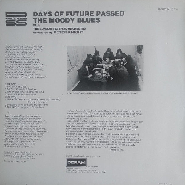 The Moody Blues With The London Festival Orchestra Conducted By Peter Knight (5) : Days Of Future Passed (LP, Album)