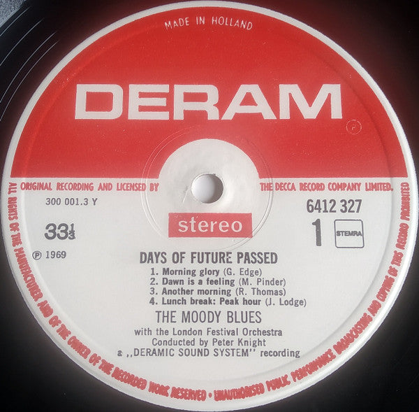 The Moody Blues With The London Festival Orchestra Conducted By Peter Knight (5) : Days Of Future Passed (LP, Album)