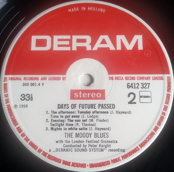 The Moody Blues With The London Festival Orchestra Conducted By Peter Knight (5) : Days Of Future Passed (LP, Album)