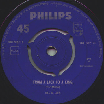 Ned Miller : From A Jack To A King (7", Mono)