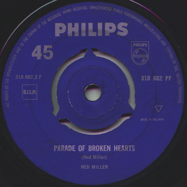 Ned Miller : From A Jack To A King (7", Mono)
