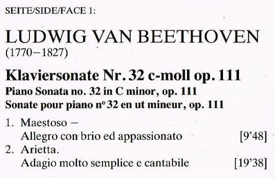 Ivo Pogorelich, Beethoven* / Schumann* : Klaviersonate = Piano Sonata Op. 111 / Symphonische Etüden • Toccata (LP)