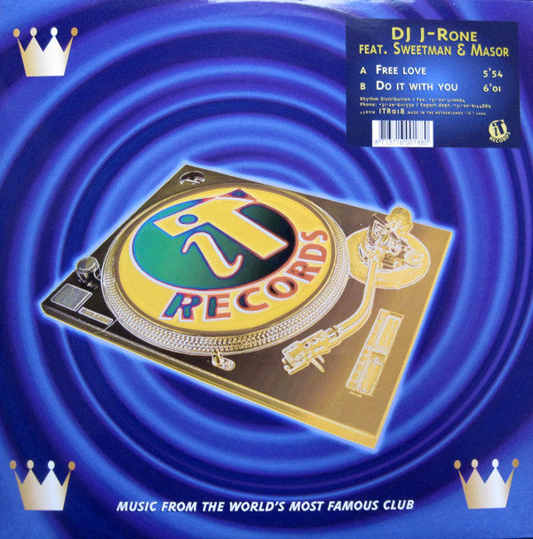 DJ J-Rone Feat. Sweetman & Masor : Free Love (12")
