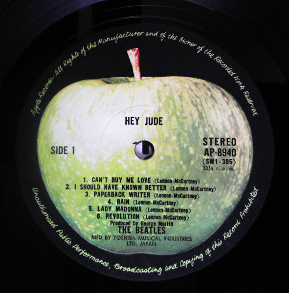 The Beatles : Hey Jude (LP, Comp, RE)
