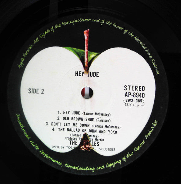 The Beatles : Hey Jude (LP, Comp, RE)