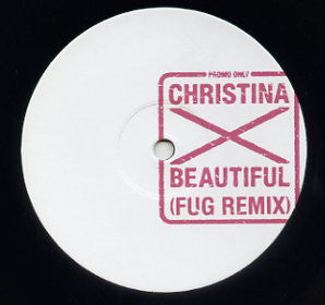 Christina Aguilera : Beautiful (FUG Remix) (10", S/Sided, P/Unofficial, Promo)