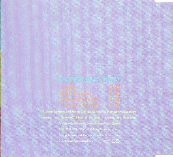 MC Hammer : Do Not Pass Me By (CD, Single)