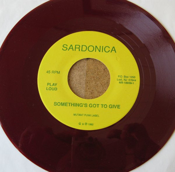 Sardonica : Your Own Back Yard (7", Single, Bor)