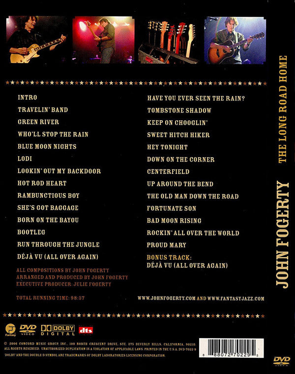 John Fogerty : The Long Road Home - In Concert (DVD-V, Multichannel, DIG)