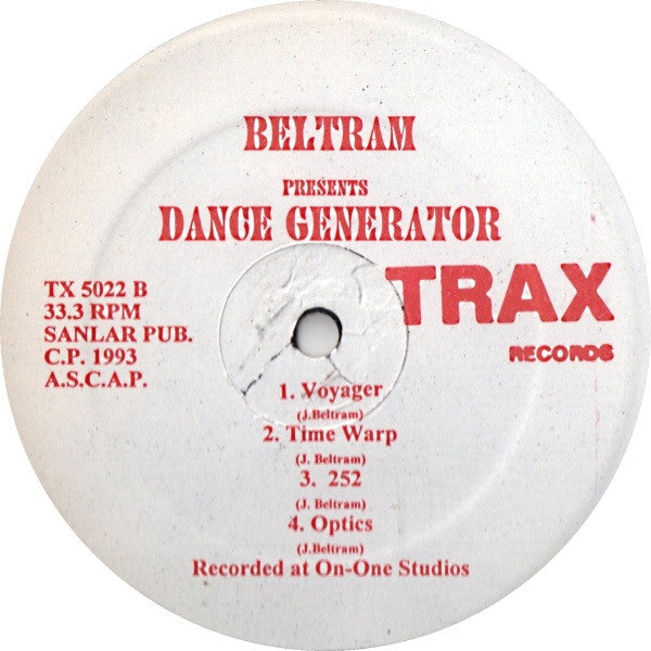 Beltram* : Dance Generator (LP, Red)
