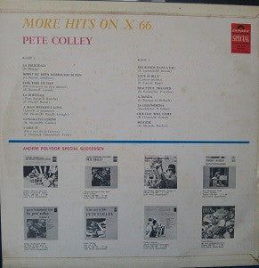 Pete Colley : More hits on X 66 (LP, Album)