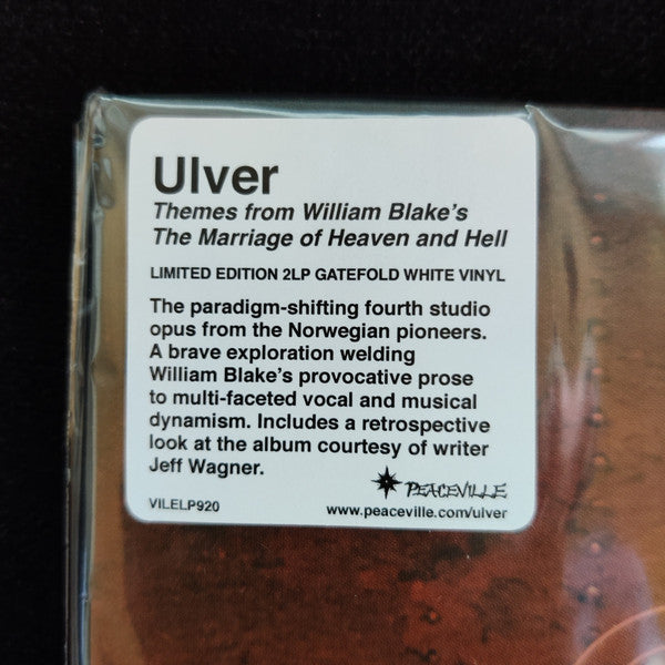 Ulver : Themes From William Blake's The Marriage Of Heaven And Hell (2xLP, Ltd, RE, RM, Whi)