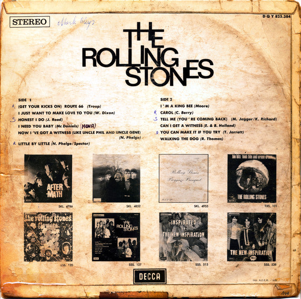 The Rolling Stones : The Rolling Stones (LP, Album)