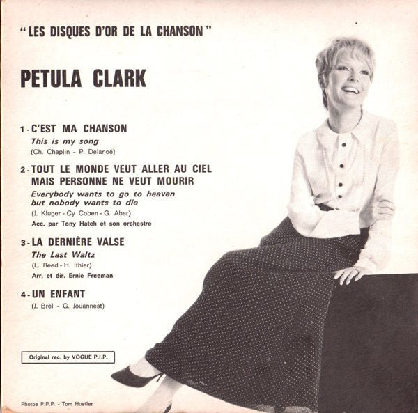 Petula Clark : Les Disques D'or De La Chanson (7", EP, Gat)