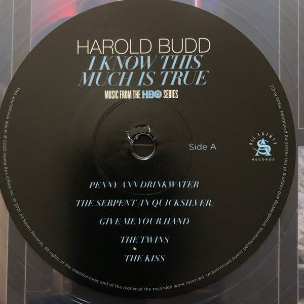 Harold Budd : I Know This Much Is True (Music From The HBO Series) (2xLP, Album, RSD, Ltd, Cle)