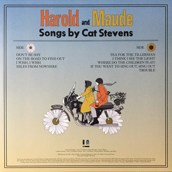 Cat Stevens : The Songs From The Original Movie: Harold And Maude (LP, RSD, Ltd, Yel)