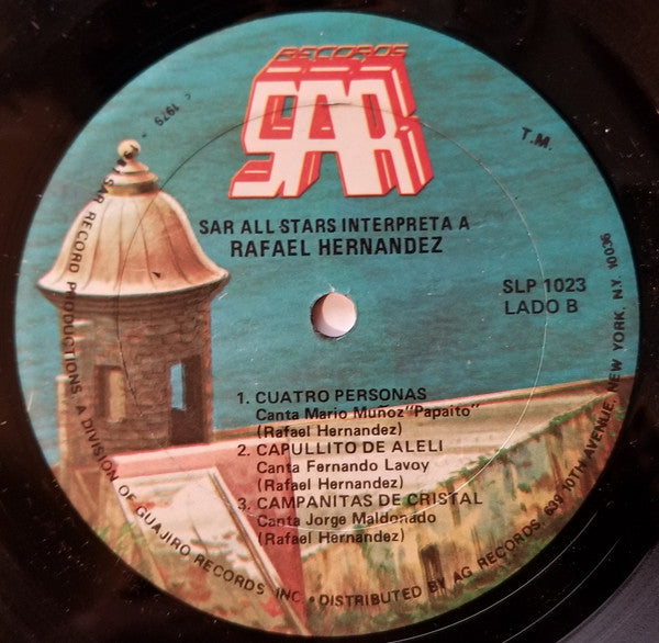 SAR All Stars : Interpretan A Rafael Hernandez (LP, Album)