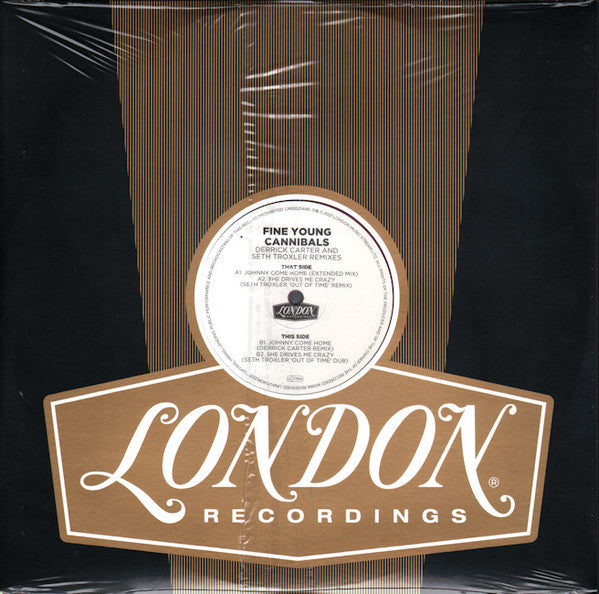 Fine Young Cannibals : She Drives Me Crazy (Seth Troxler And Derrick Carter Remixes) (12", RSD, Ltd, Pin)
