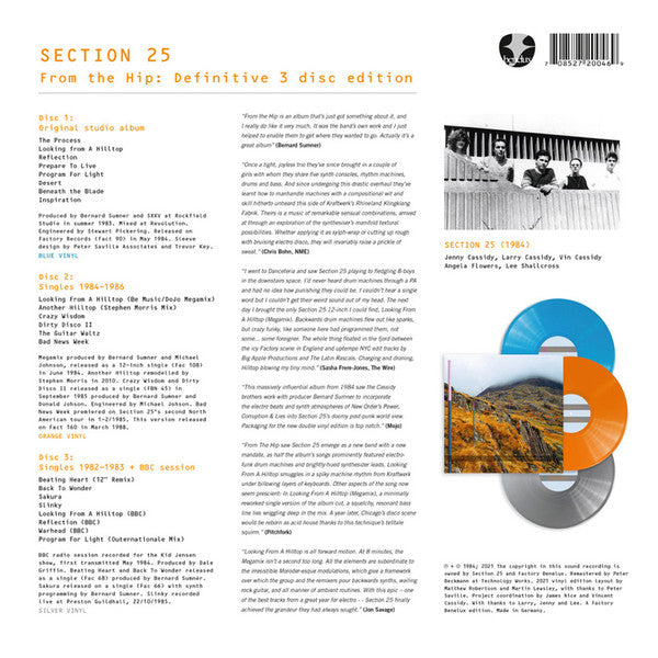 Section 25 : From The Hip (LP, Album, RE, Blu + LP, Comp, RE, Ora + LP, Comp,)