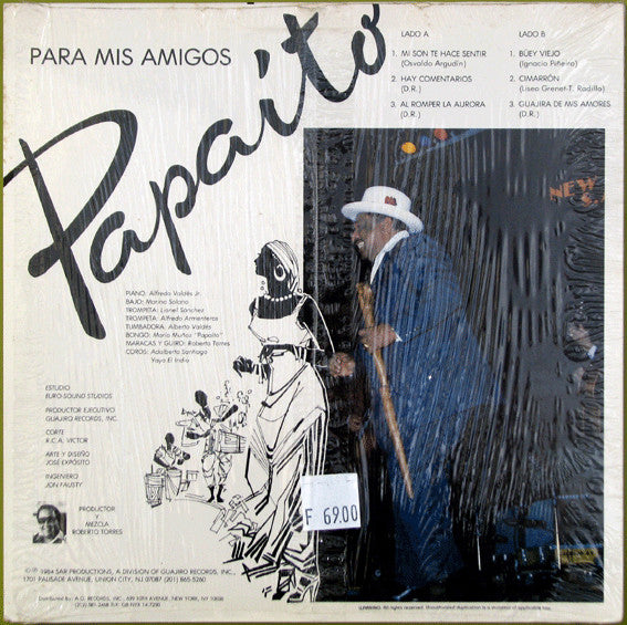 Papaito : Para Mis Amigos (LP)