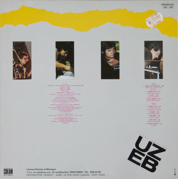 UZEB : Fast Emotion (LP, Album)