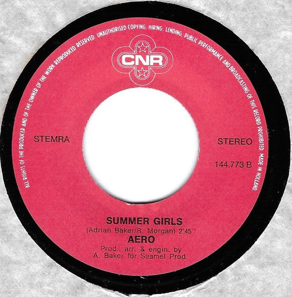 Aero (4) : California Gold (7", Single)