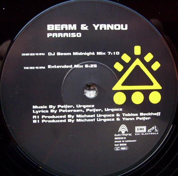 Beam & Yanou : Paraiso (12", Maxi)