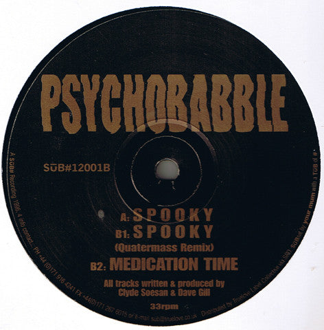 Psychobabble : Spooky (12")