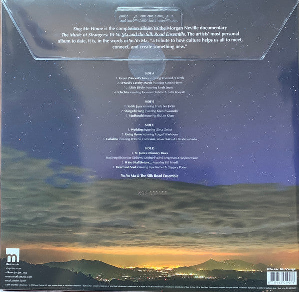 Yo-Yo Ma, The Silk Road Ensemble : Sing Me Home (2xLP, Album, Ltd, Num, RE, Tra)