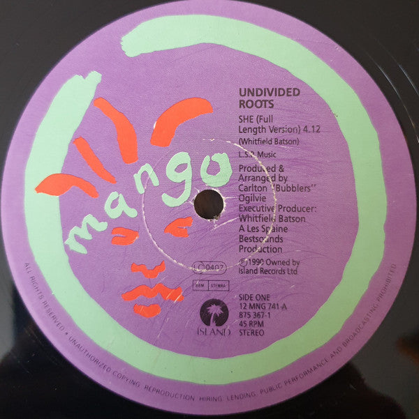 Undivided Roots : She (12")