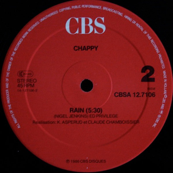 Chappy (5) : Sultana 86 (12")