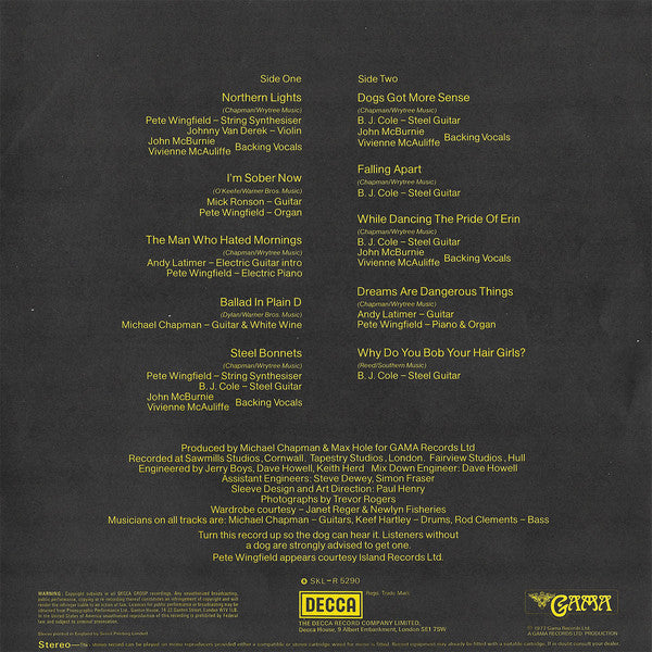 Michael Chapman (2) : The Man Who Hated Mornings (LP, Album)