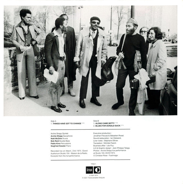 Archie Shepp : Live In Paris 1974 - Lost ORTF Recordings (LP, Album, Dlx, RM, Gat)