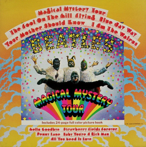The Beatles : Magical Mystery Tour (LP, Album, RE, Yel)