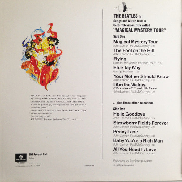The Beatles : Magical Mystery Tour (LP, Album, RE, Yel)