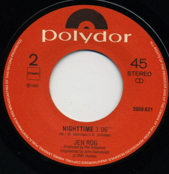 Jen Rog : Jimmy's Gonna Get You (7", Single)