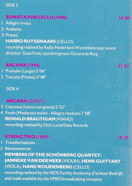 Rudolf Escher : Rudolf Escher (2xLP)